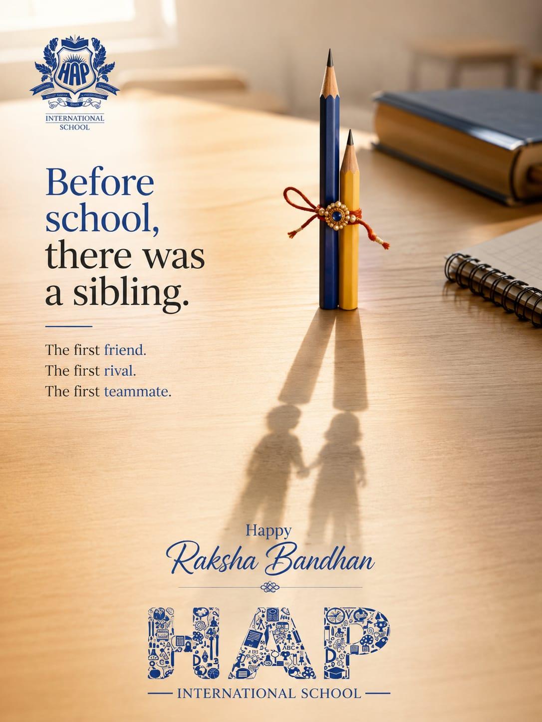HAPPY RAKSHA BANDHAN CELEBRATING THE SPIRIT OF SIBLINGHOOD, UNITY & LIFELONG BONDS.  2026